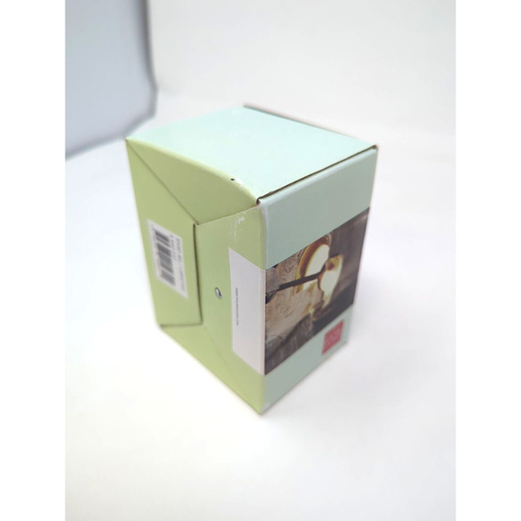 HOLME GAARD Dorthe and Peter Svarrer Glass Egg Painted White Ornament 2007 - Picture 4 of 4